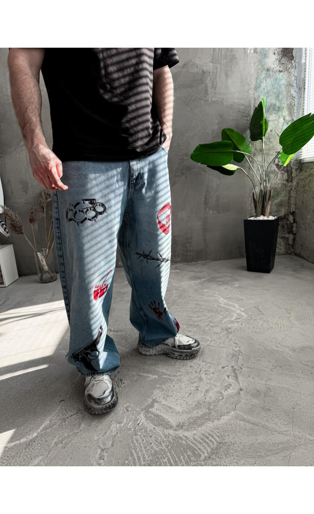 Джинси дтф чоловічі не утеплені  вільна посадка