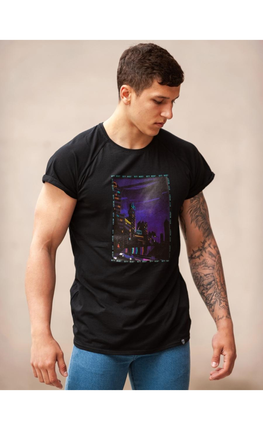 Футболка BEZET city black'