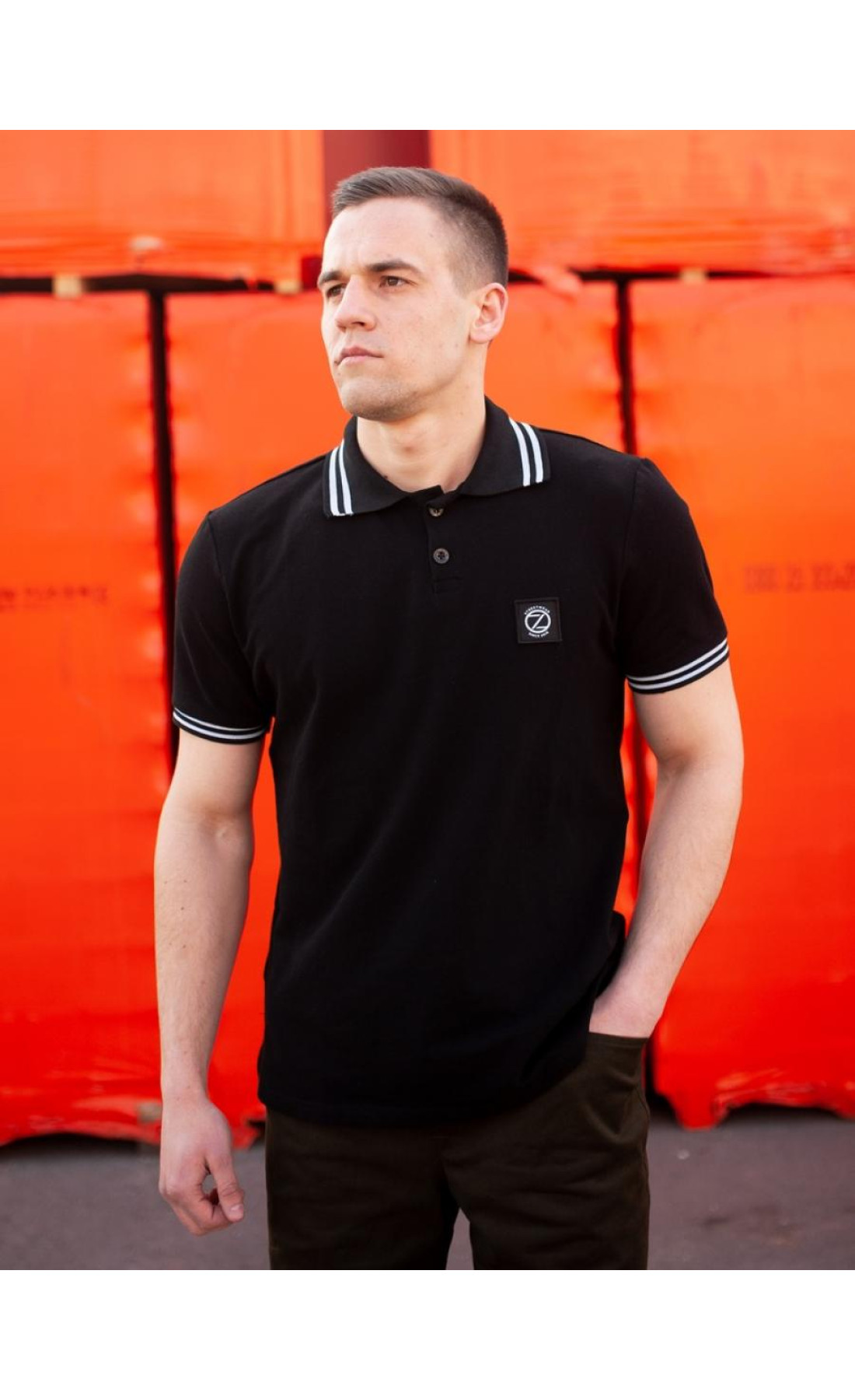 Футболка поло BEZET blade black'