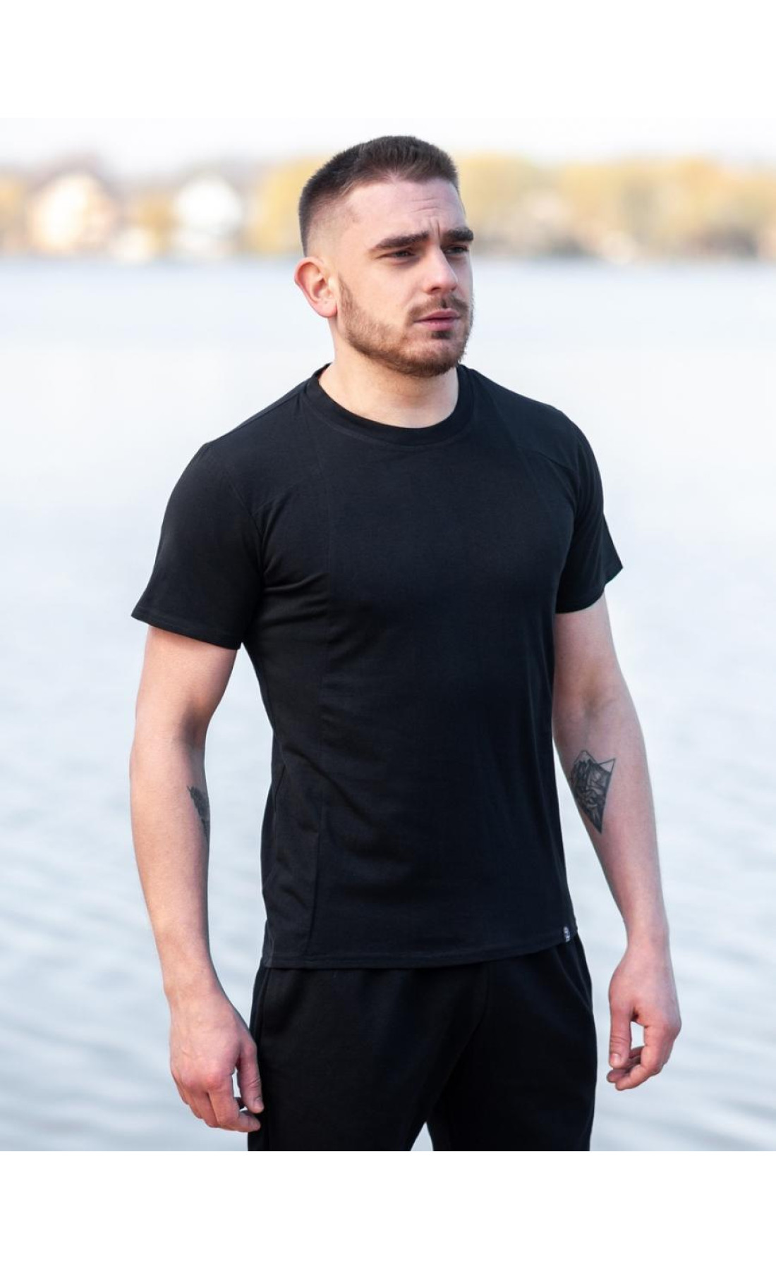 Футболка BEZET avant-garde black'