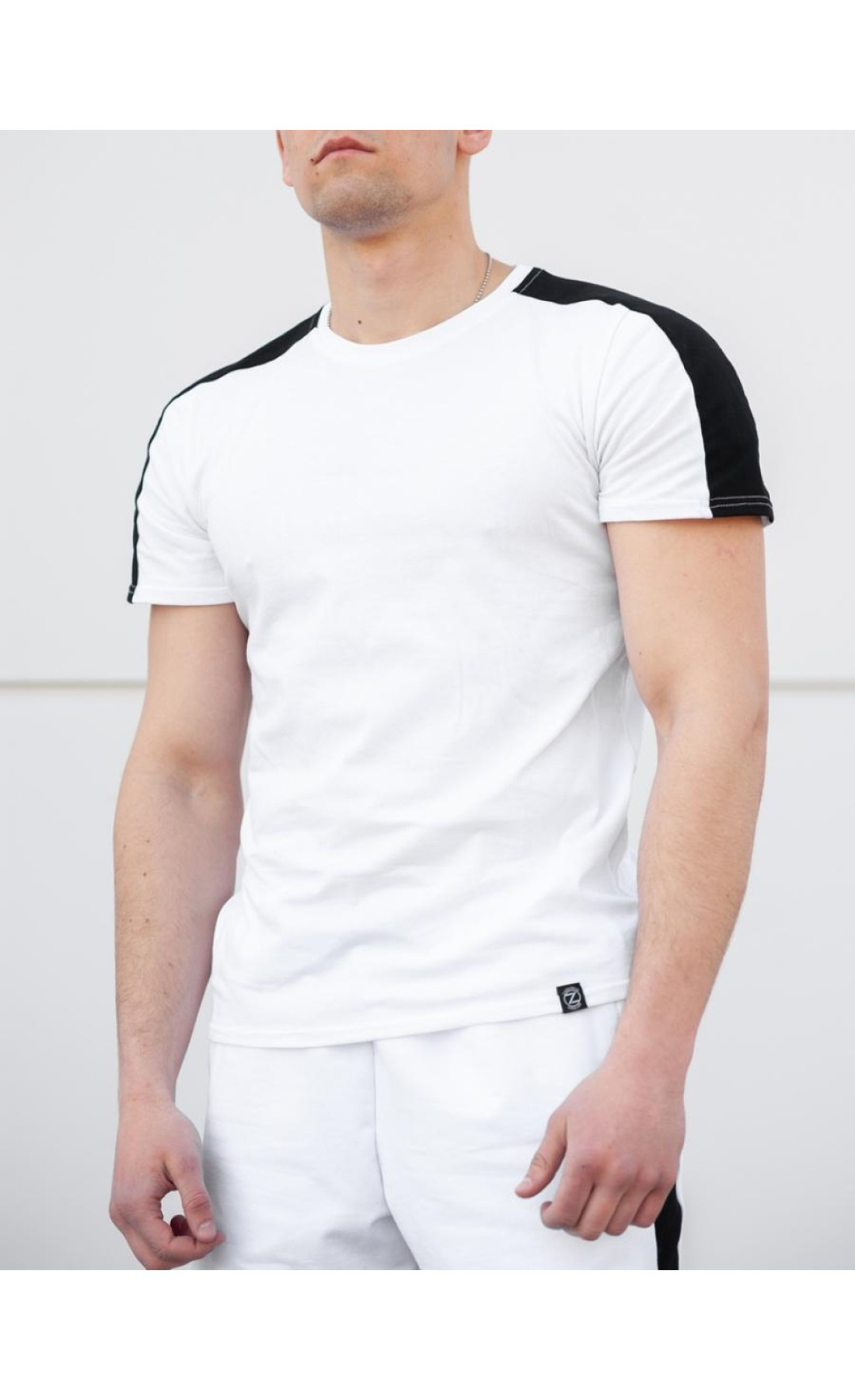 Футболка BEZET shark white / black '
