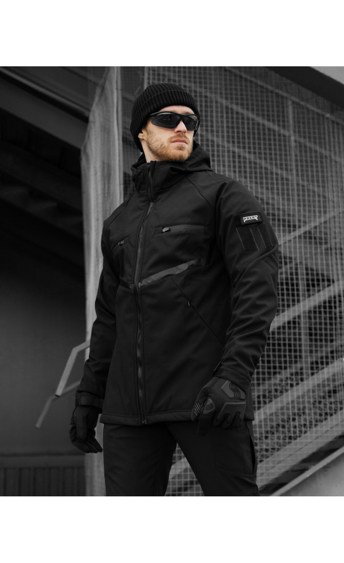 Куртка SOFTSHELL BEZET Omega чорний