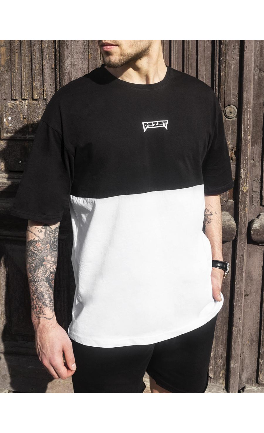Футболка BEZET Ориджинал black/white'
