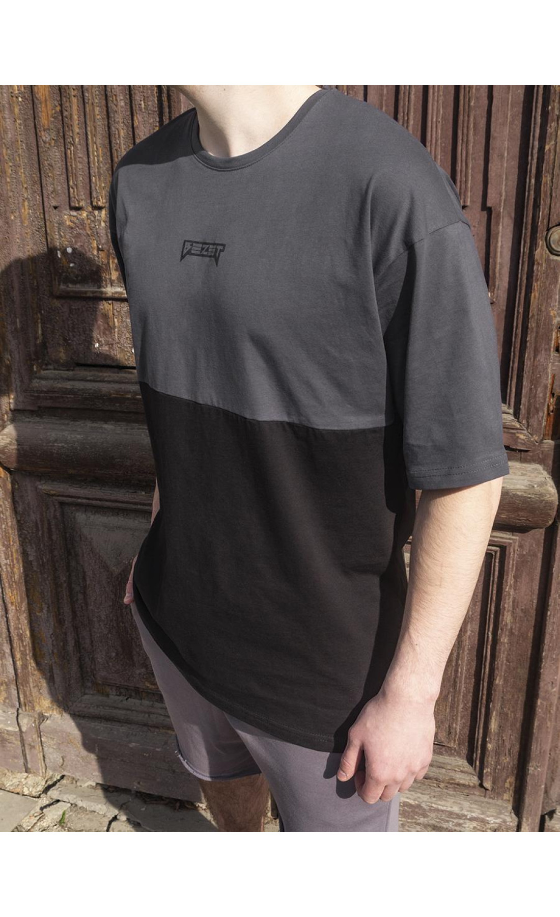 Футболка BEZET Ориджинал black/grey'