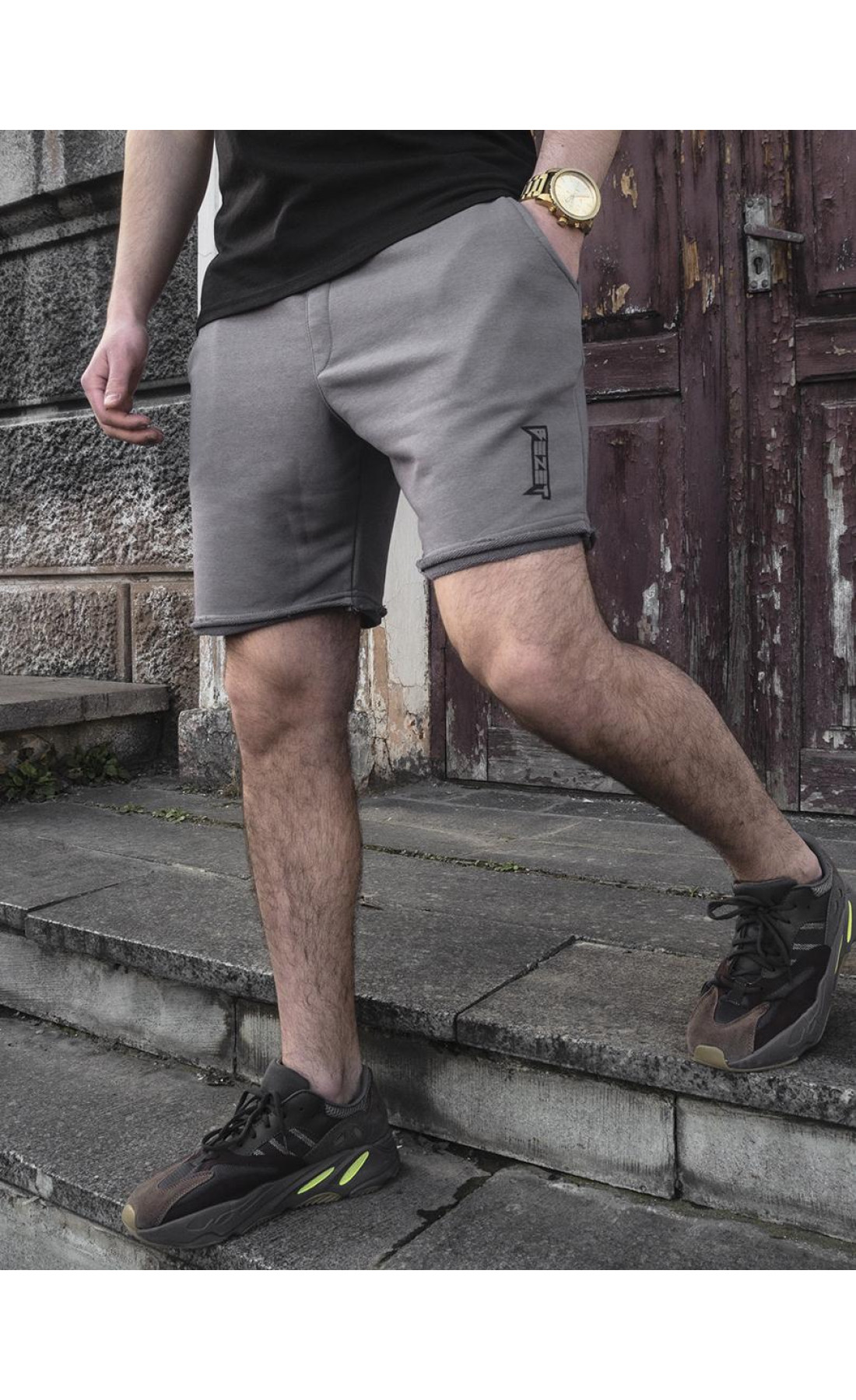 Спортивные шорты BEZET Tzar grey'