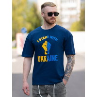 Футболка oversize BEZET tand синій