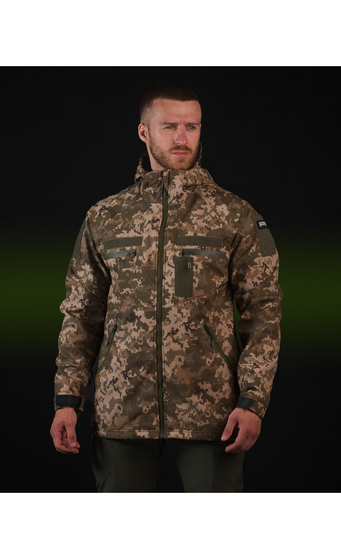 Куртка Softshell BEZET Omega піксель