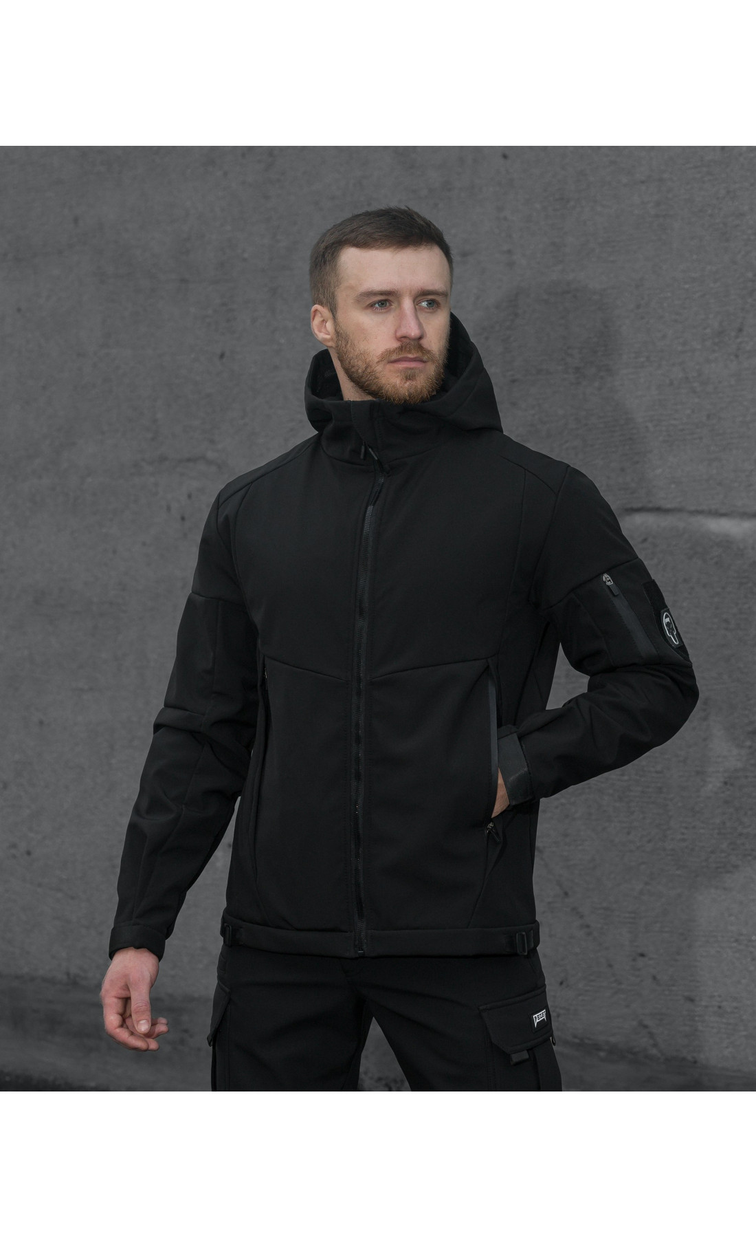 Куртка Softshell BEZET Робокоп . чорний