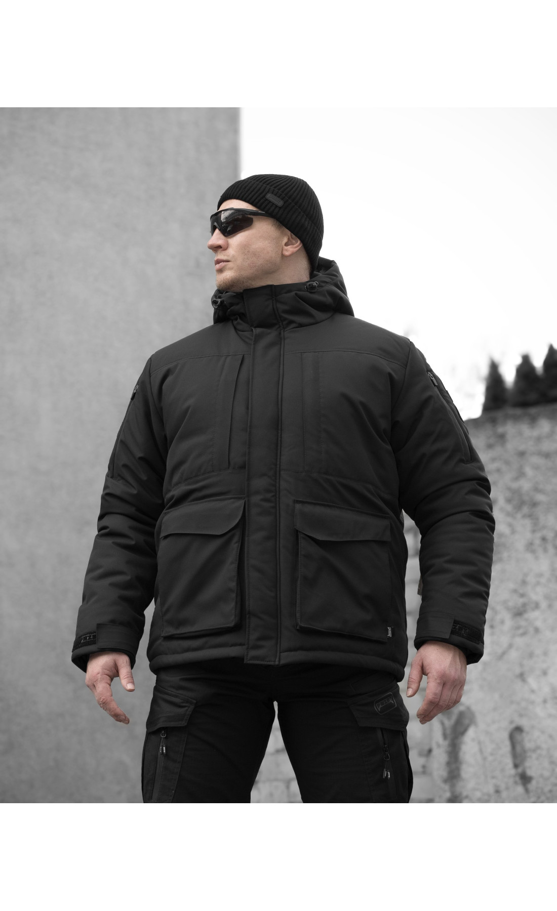 Куртка тактична зимова BEZET SnowPatrol чорний