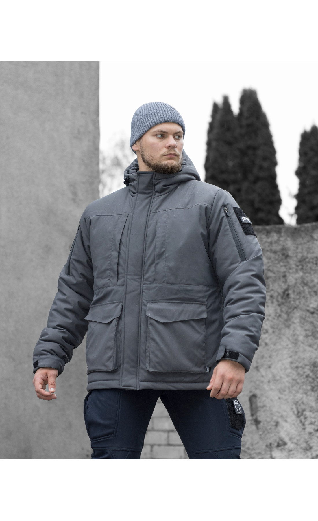 Куртка тактична зимова BEZET SnowPatrol сірий