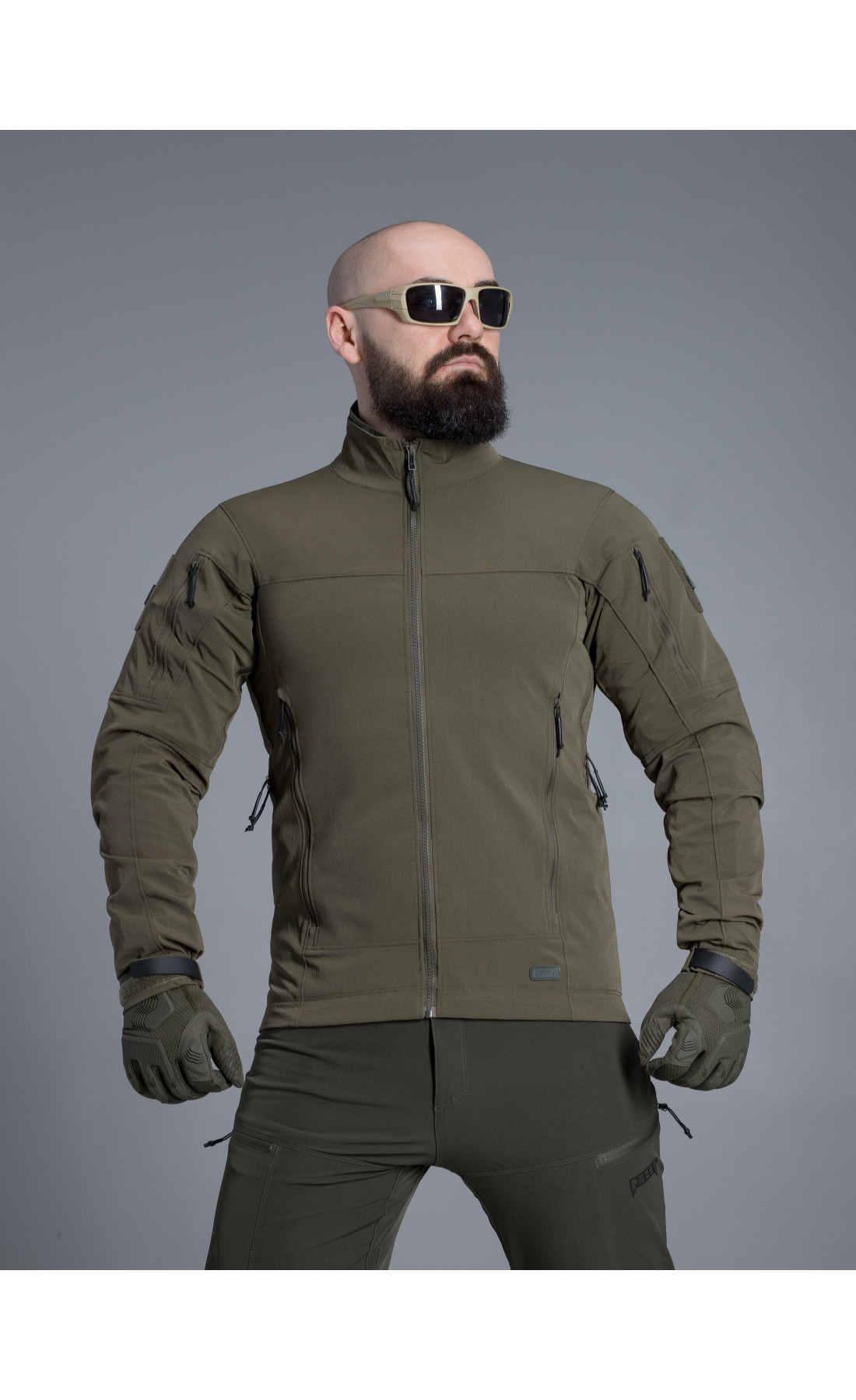 Куртка вітрівка BEZET Force хакі
