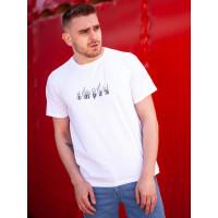 Футболка BEZET Страх white'