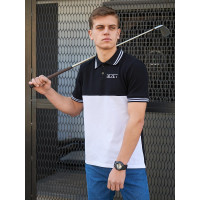 Футболка Polo BEZET Young black / white .'