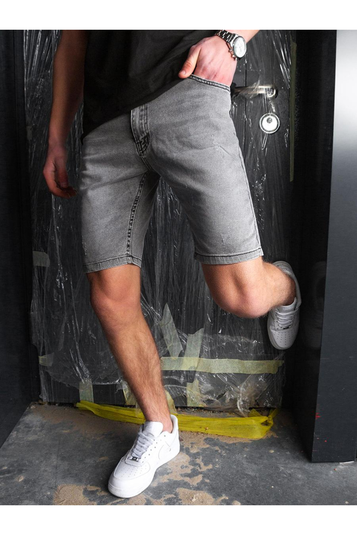 Шорти джинсові BEZET Fit чорний