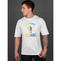 Футболка oversize BEZET tand білий