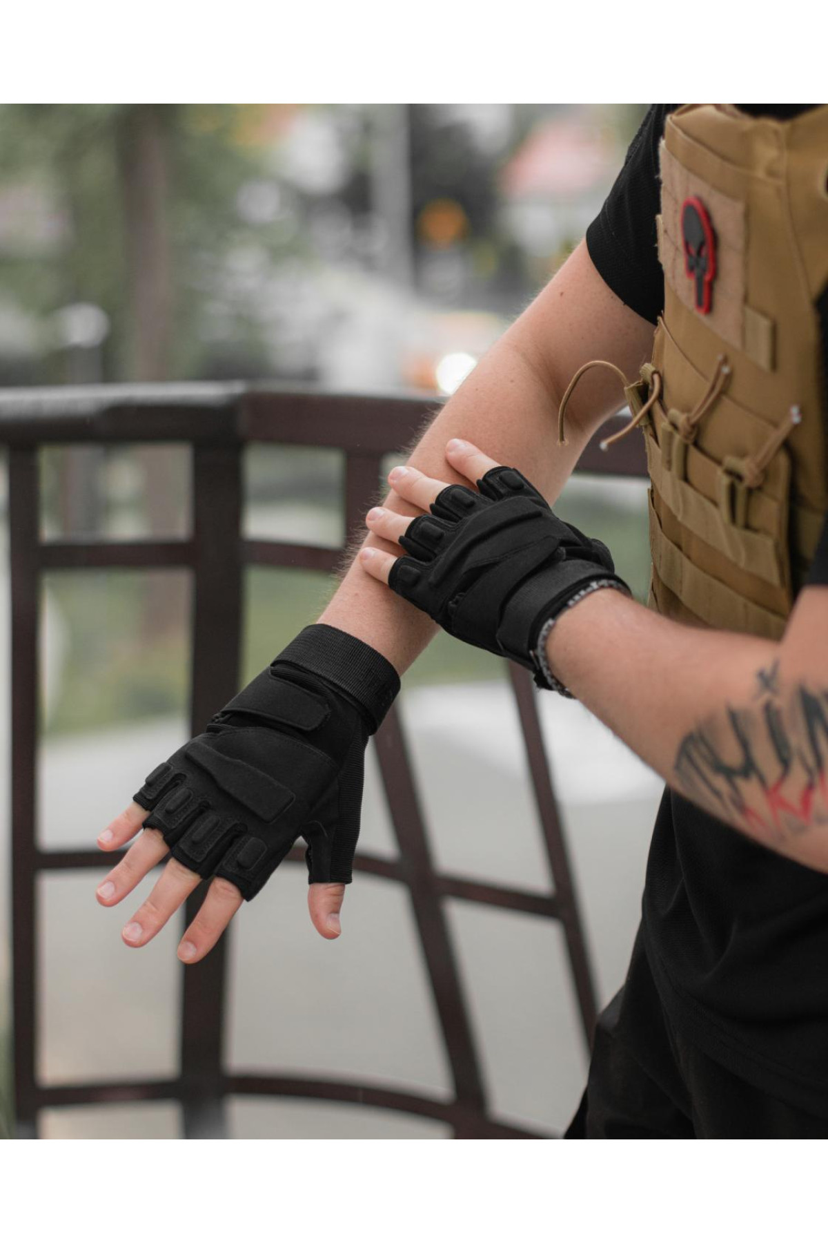 Рукавиці тактичні BEZET x Sword чорний