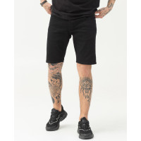 Чорні базові джинсові шорти BEZET