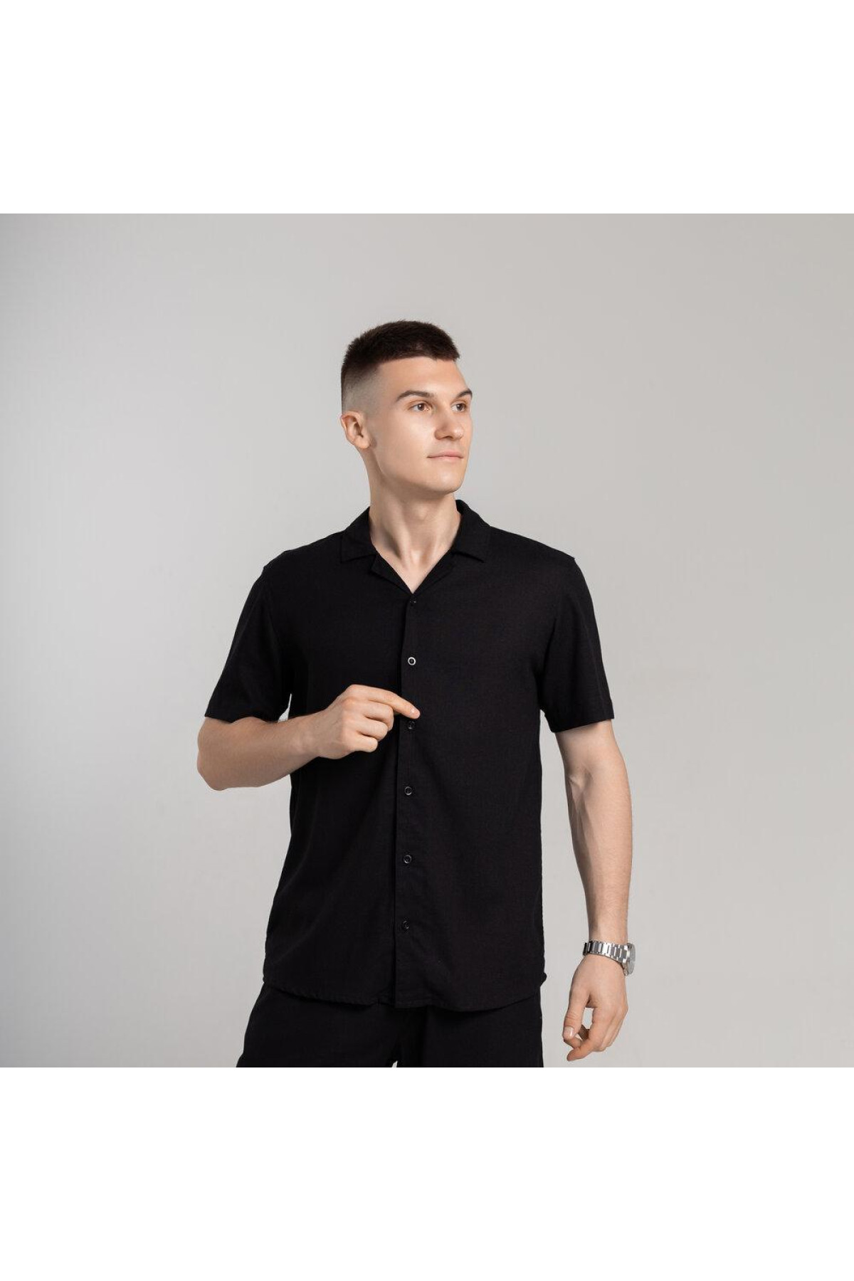 Сорочка Pobedov Marsel Чорний