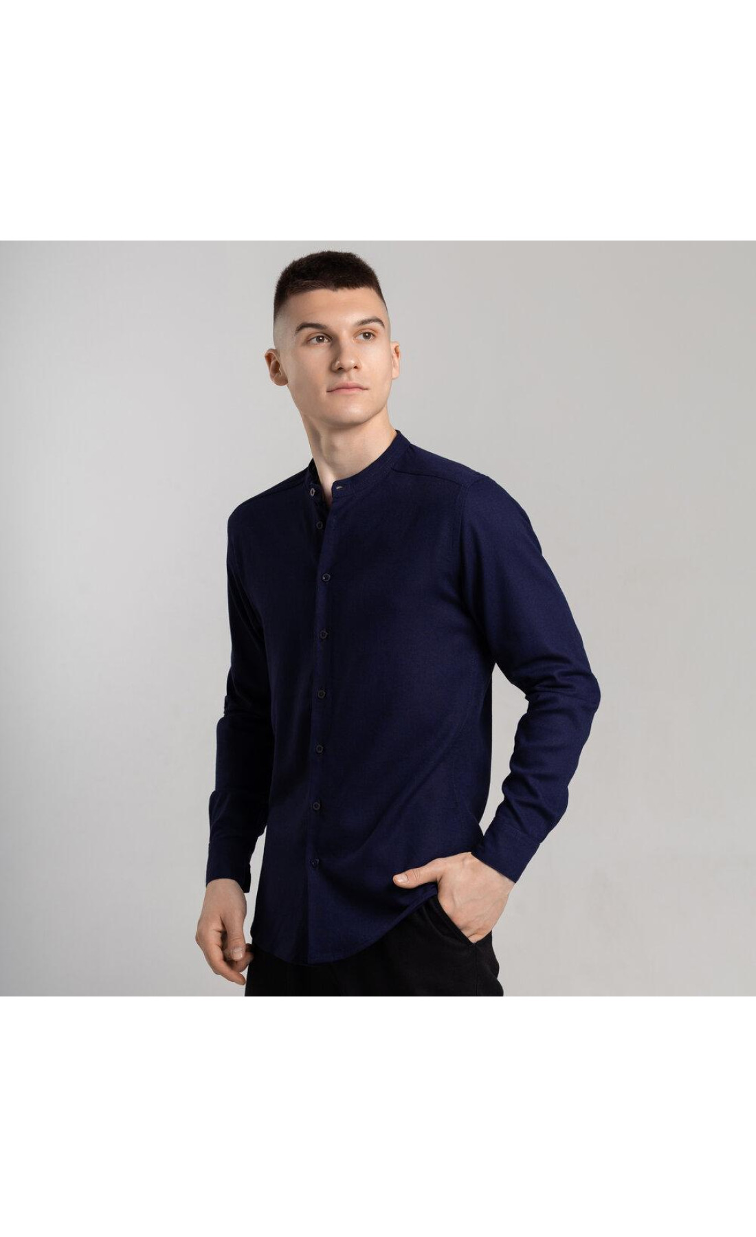Сорочка Pobedov Orion Темно-синій