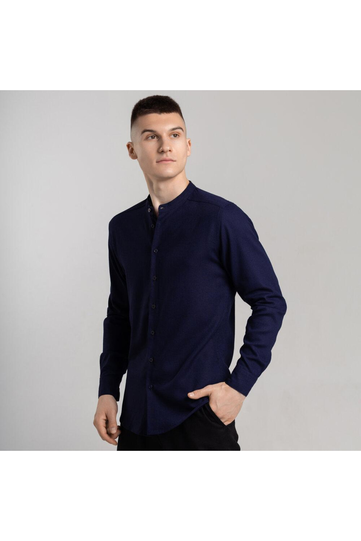 Сорочка Pobedov Orion Темно-синій