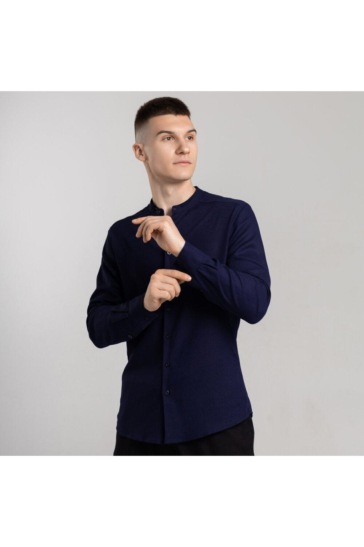 Сорочка Pobedov Orion Темно-синій