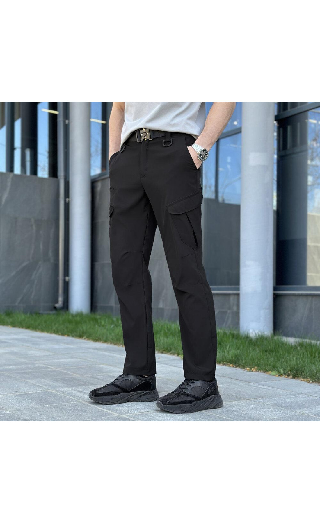Штани-карго Pobedov Tactical Soft Чорний