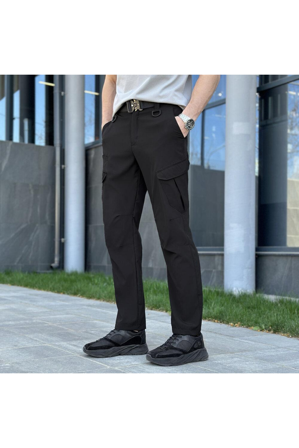 Штани-карго Pobedov Tactical Soft Чорний
