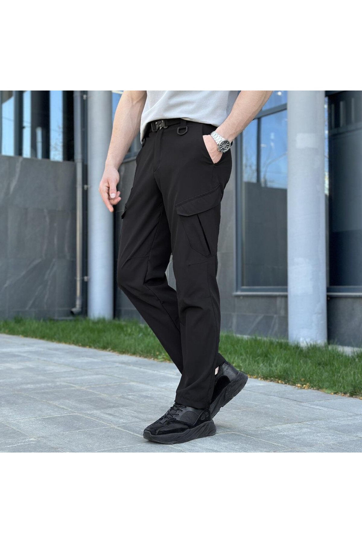 Штани-карго Pobedov Tactical Soft Чорний