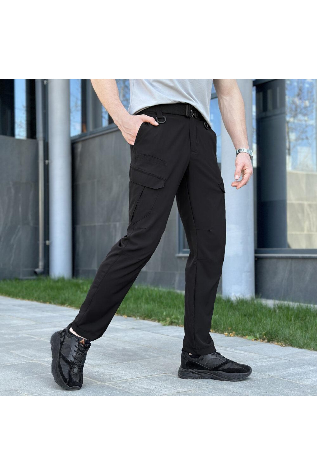 Штани-карго Pobedov Tactical Soft Чорний