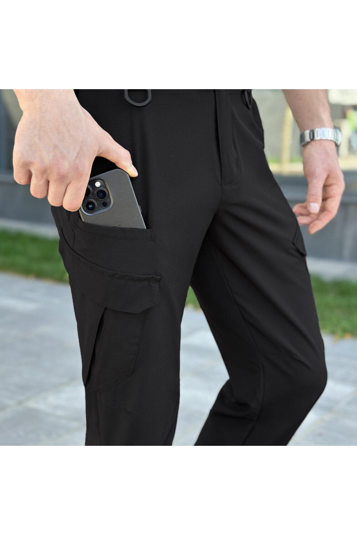 Штани-карго Pobedov Tactical Soft Чорний