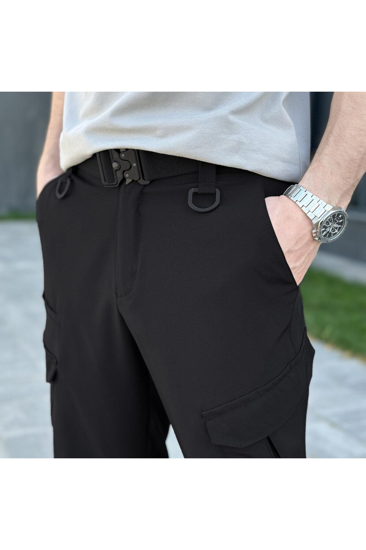 Штани-карго Pobedov Tactical Soft Чорний