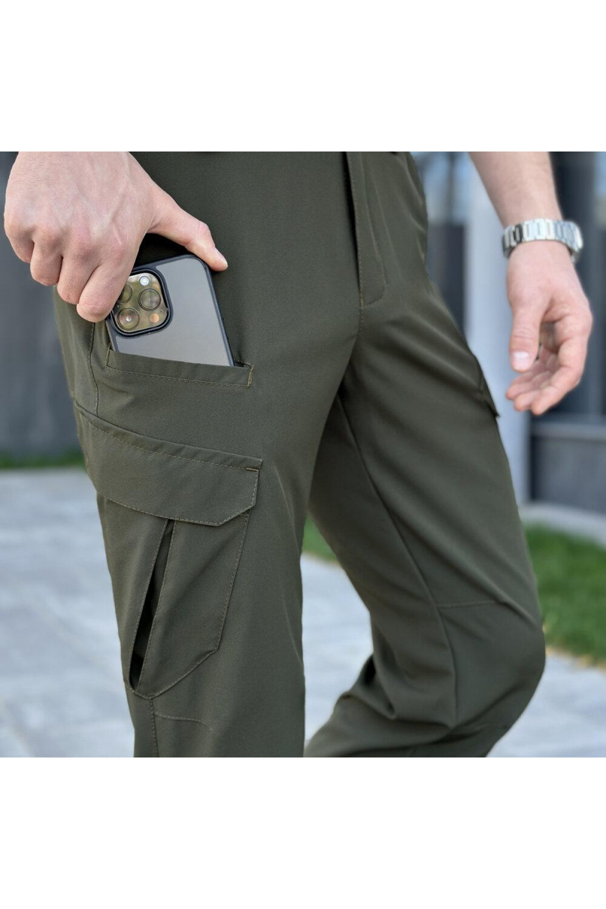 Штани-карго Pobedov Tactical Soft Хакі
