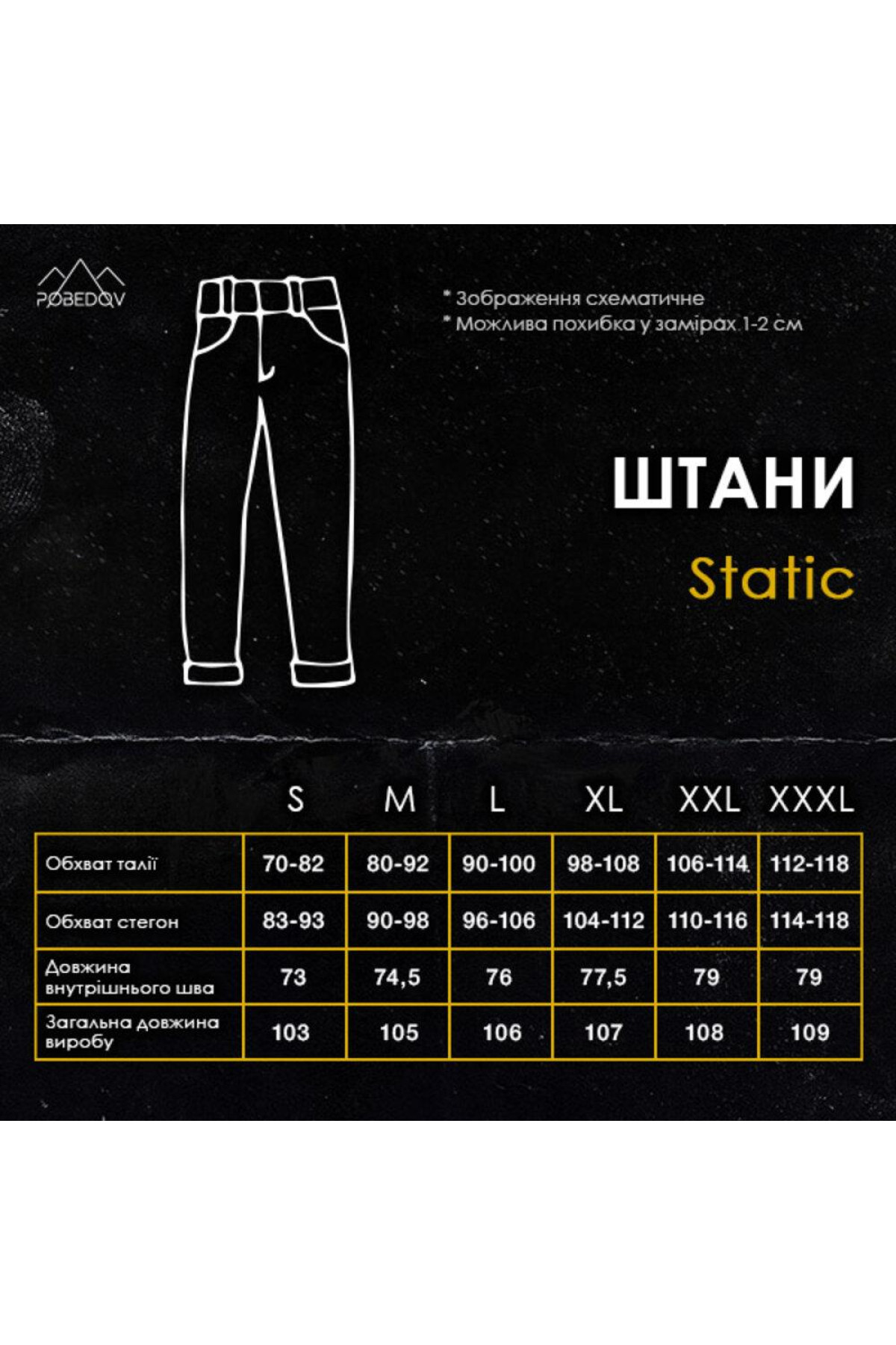 Штани-карго Pobedov Static Жіночі Мультикам