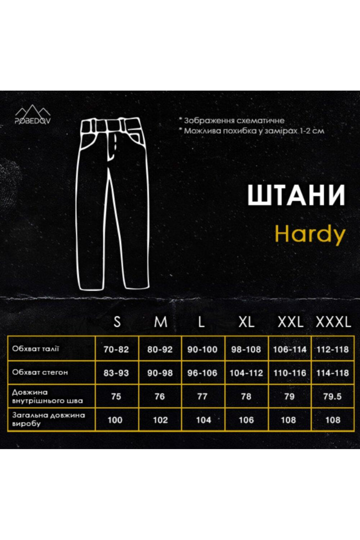 Штани-карго Pobedov Hardy Жіночі Піксель
