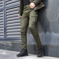 Штани-карго Pobedov trousers Tactical ЗИМА Хакі
