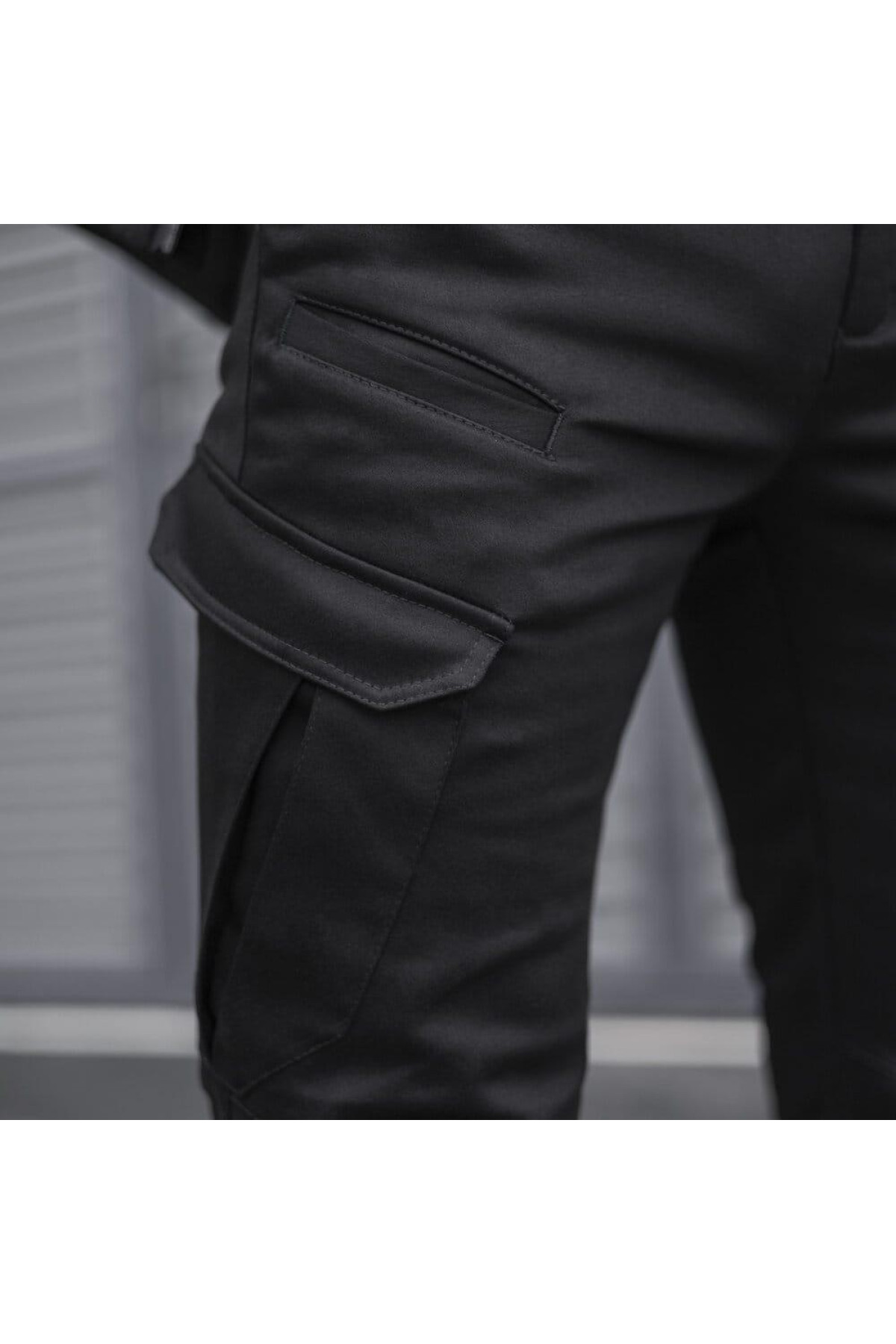 Штани-карго Pobedov trousers Tactical ЗИМА Чорний