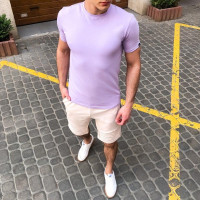 Футболка Pobedov Peremoga Світлий ліловий