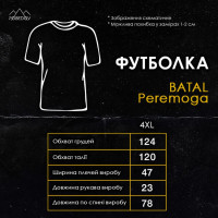 Футболка Pobedov Peremoga BATAL Темно-блакитний