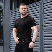 Футболка Pobedov Peremoga BATAL Військова Чорний
