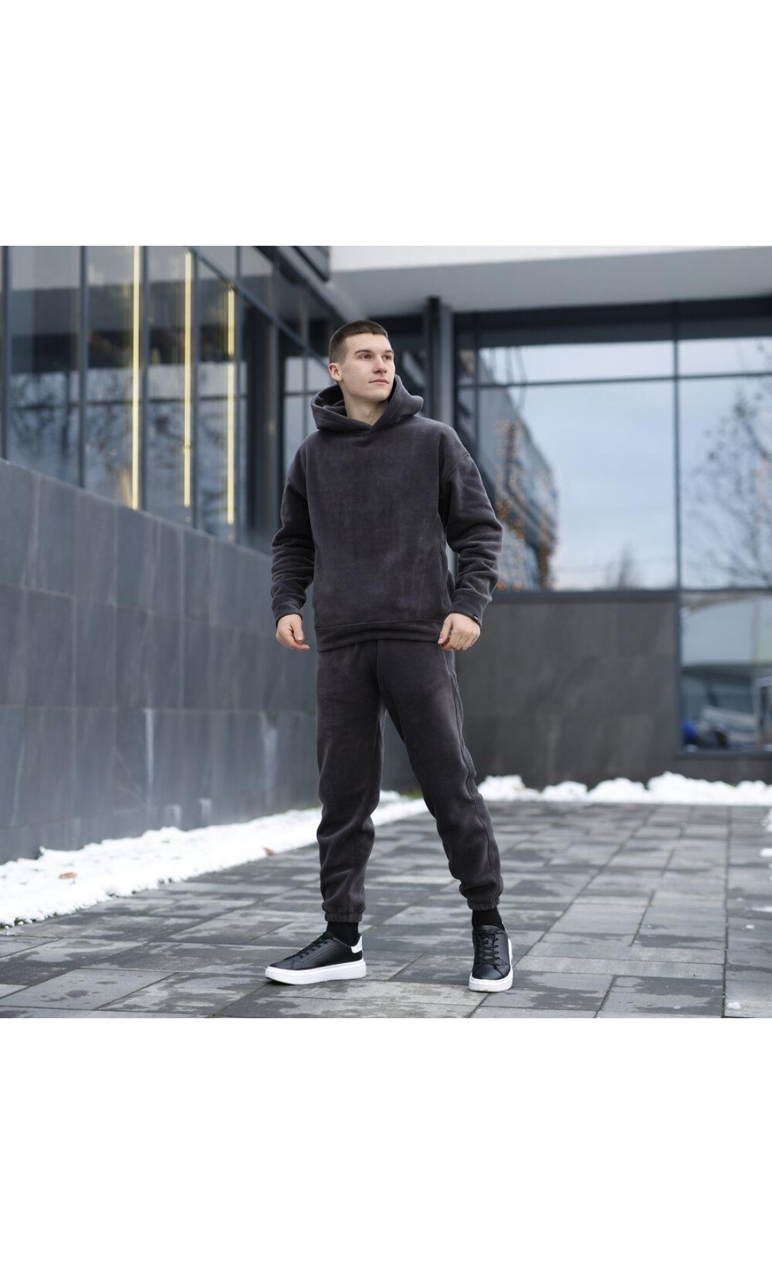 Чоловічий спортивний костюм Pobedov Mariot Темно-сірий