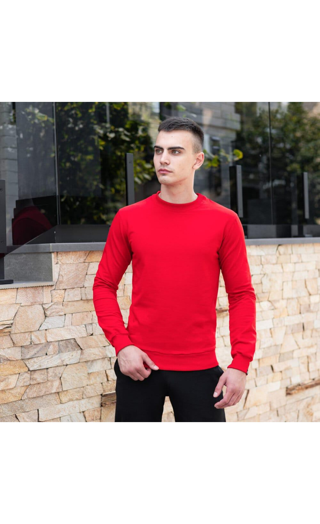 Світшот Pobedov  Червоний