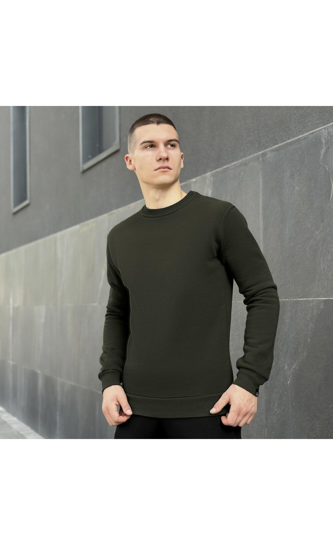 Світшот Pobedov  ЗИМА Хакі
