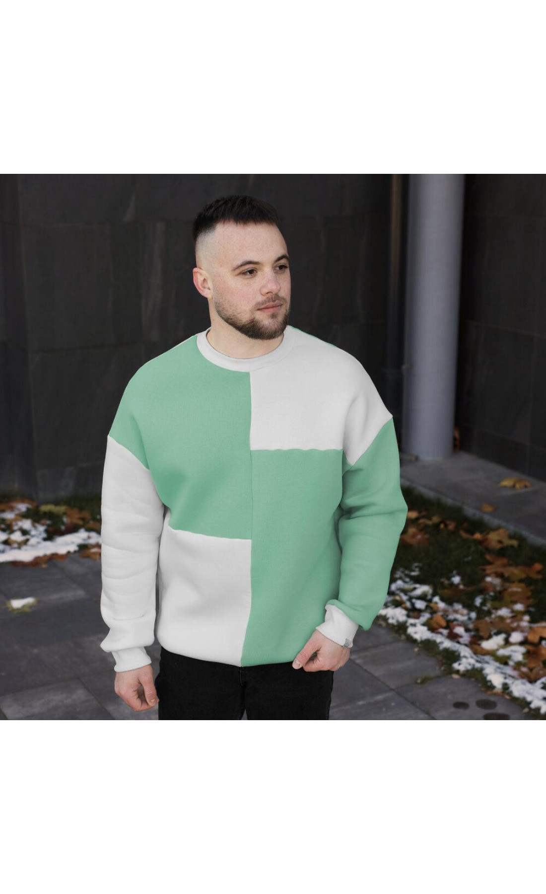 Світшот Pobedov The One Світлий ментол