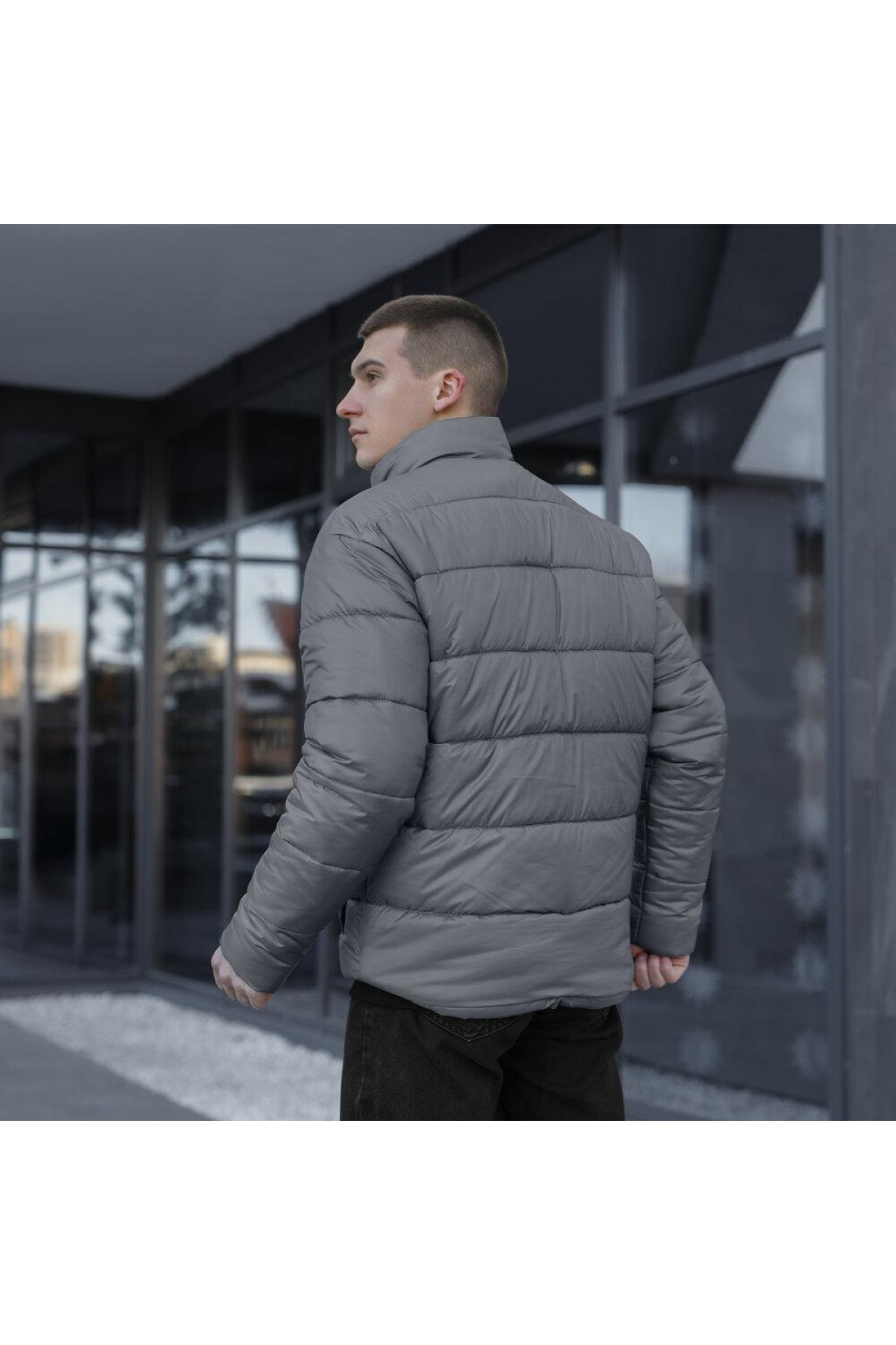 Куртка Pobedov Bubble Gum Темно-сірий