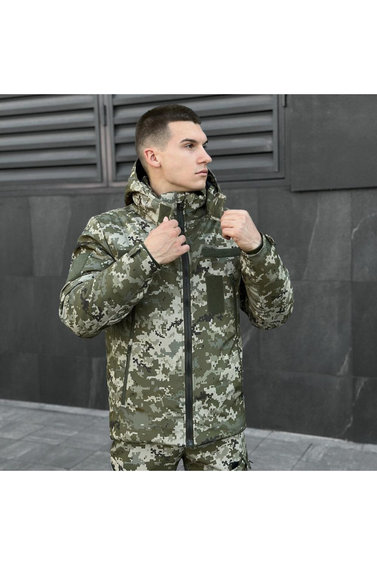 Куртка Pobedov Winter Jacket Motive ЗИМА Піксель