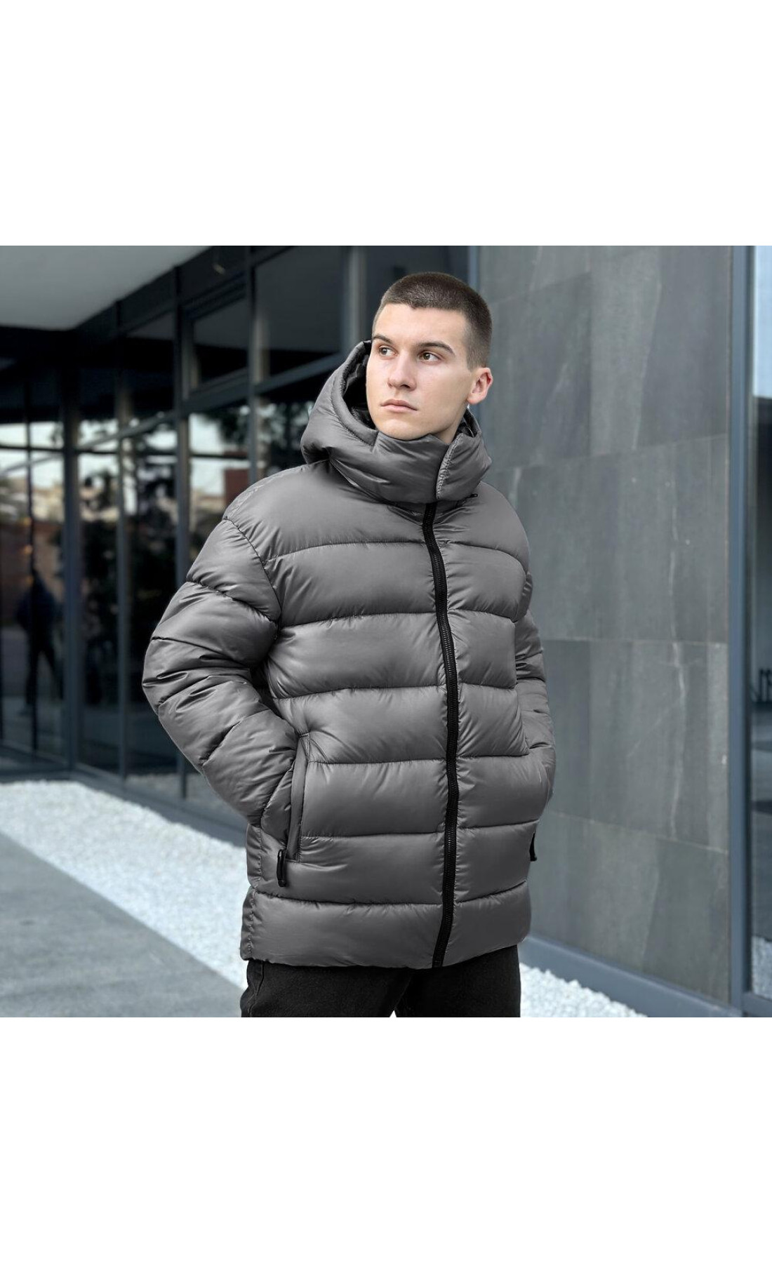 Куртка Pobedov Snowfall Темно-сірий