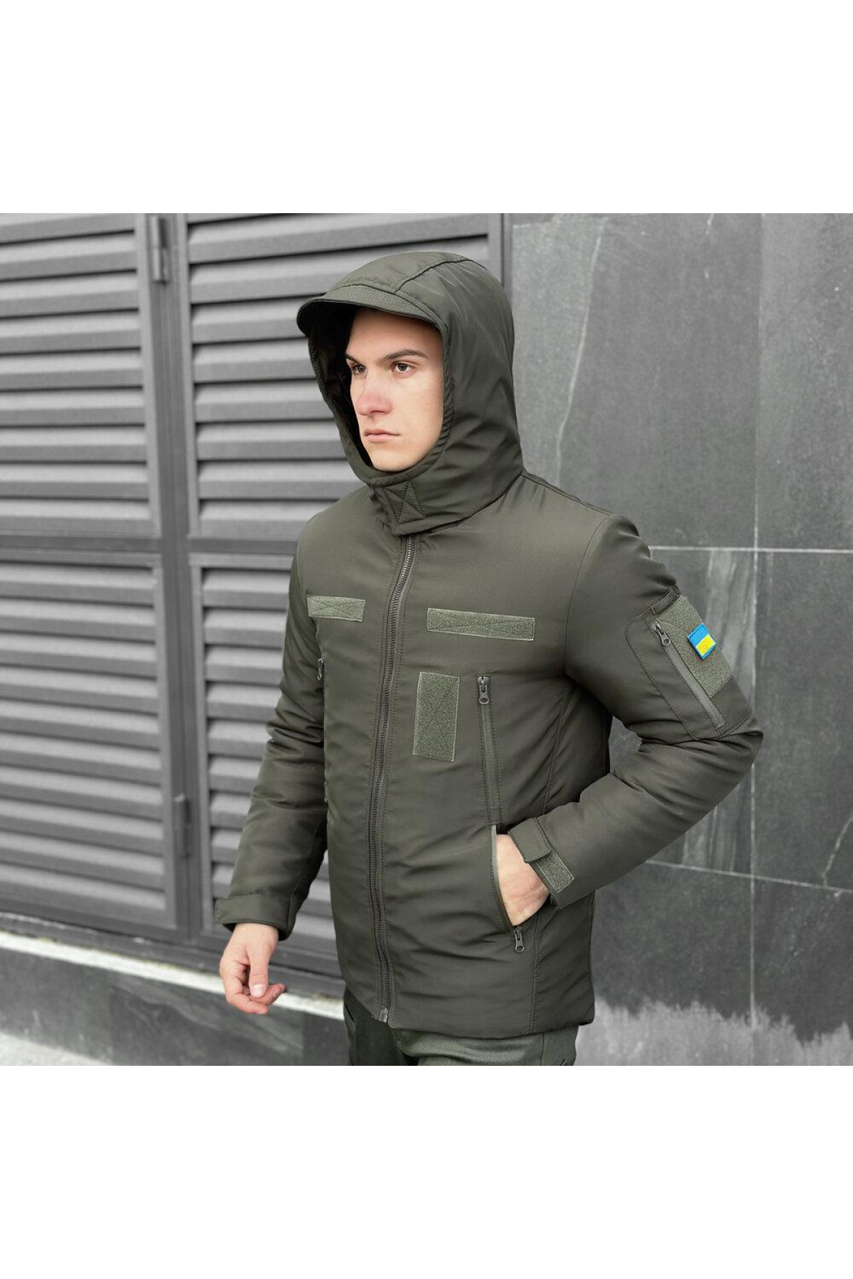 Куртка Pobedov Motive ЗИМА B Хакі