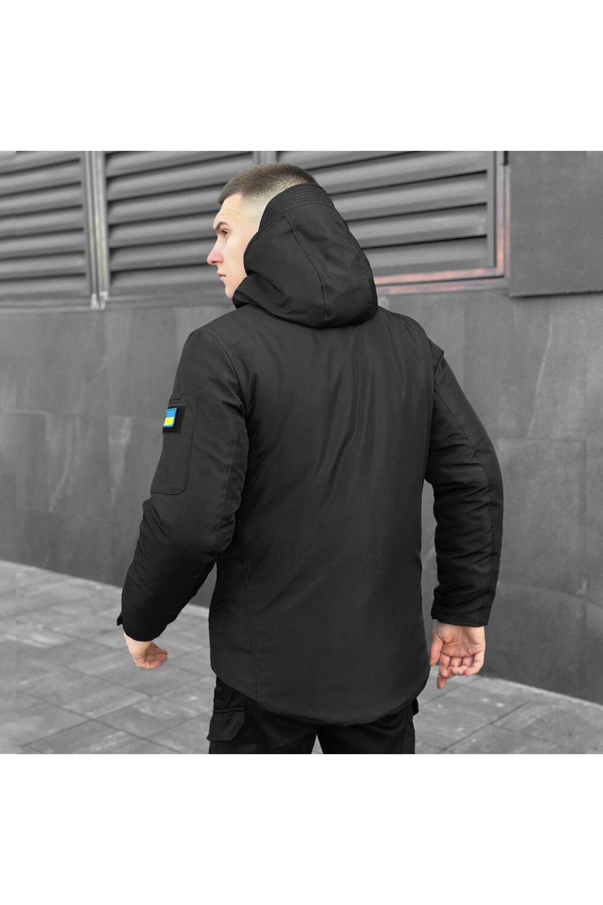 Куртка Pobedov Motive ЗИМА B Чорний