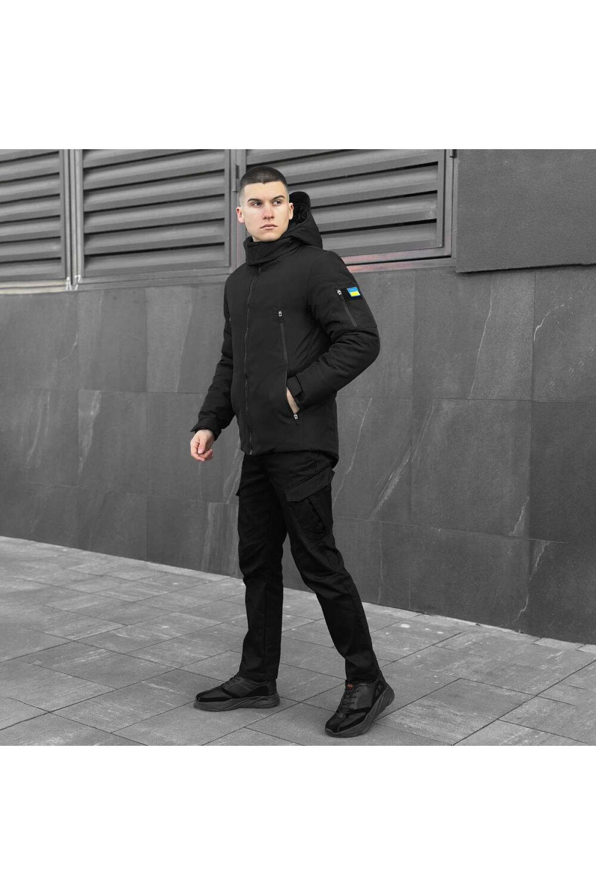 Куртка Pobedov Motive ЗИМА B Чорний