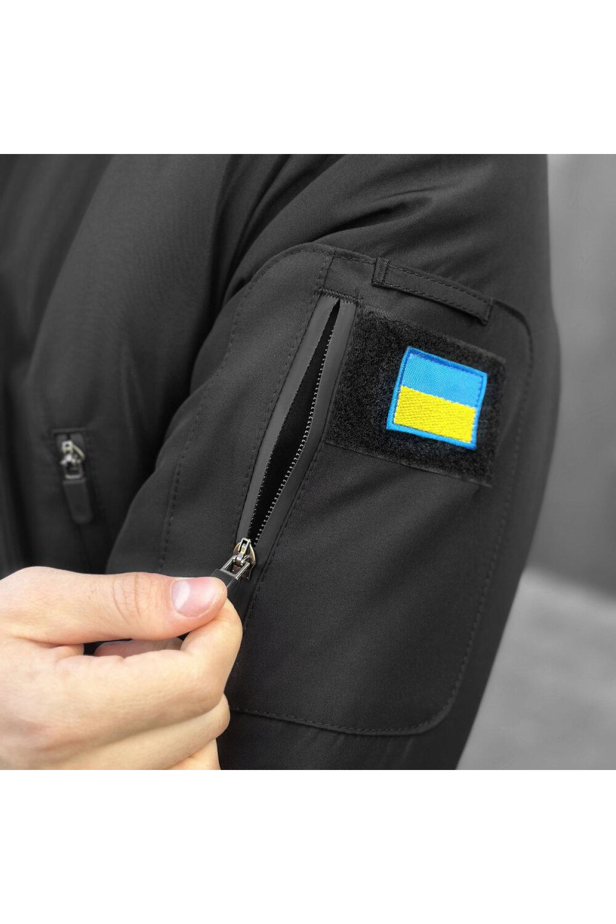 Куртка Pobedov Motive ЗИМА B Чорний